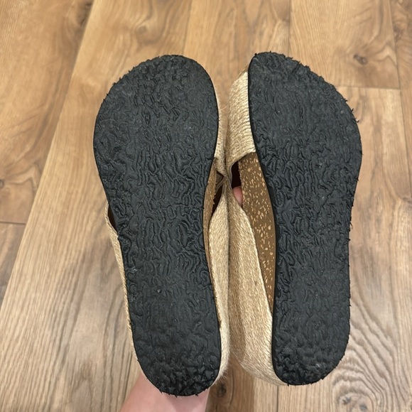 Californians Vintage Collection Women’s Georgia Jute Wedge Sandal Beige Size 9 - Picture 6 of 8